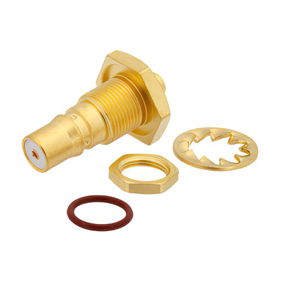 QMA Female Bulkhead Connector Soldering 1