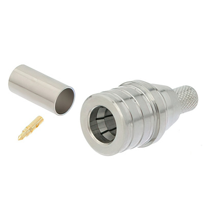 QMA Male Connector Crimp Solder1