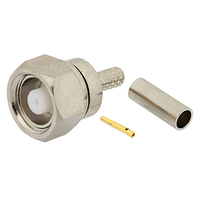 75 Ohm SMC Plug Connector Crimp Solder1