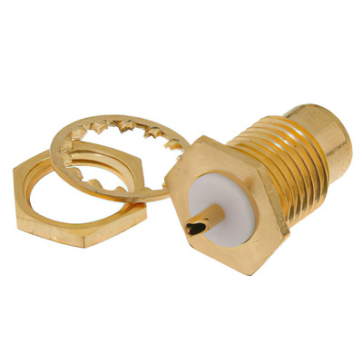 75 Ohm SMC Jack Bulkhead Mount Connector Solder 1