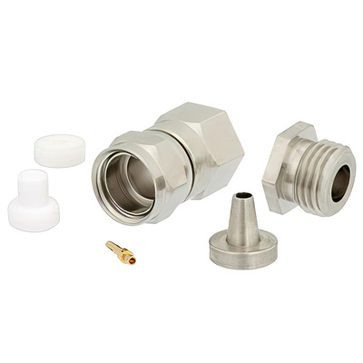 75 Ohm SMC Plug Connector Clip Solder 1