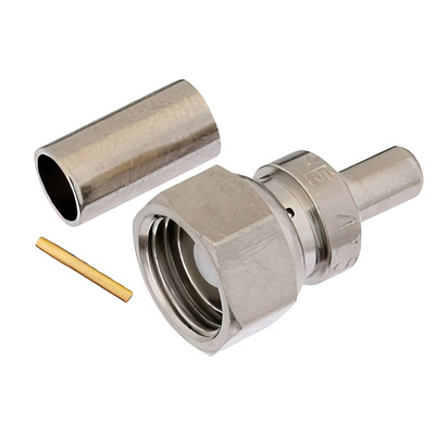 75 Ohm SMC Plug Connector Crimp Solder 2