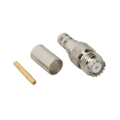 Mini-UHF Direct Crimp Jack 1