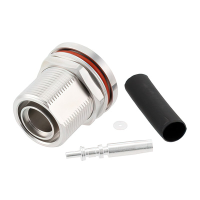 7-16 DIN Female Bulkhead Mount Low PIM Connector Solder1