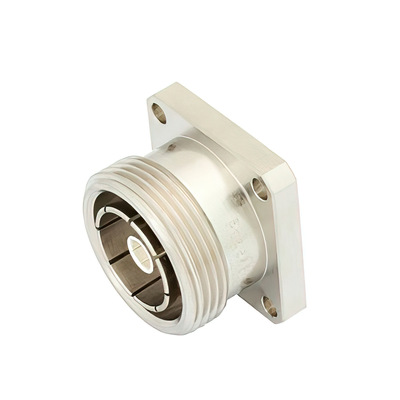 7-16 DIN Female Connector Solder 4 Hole Flange Mount Solder Cup Terminal 1