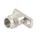 1.85mm Female Field Replaceable Connector 2 Hole Flange Mount 3