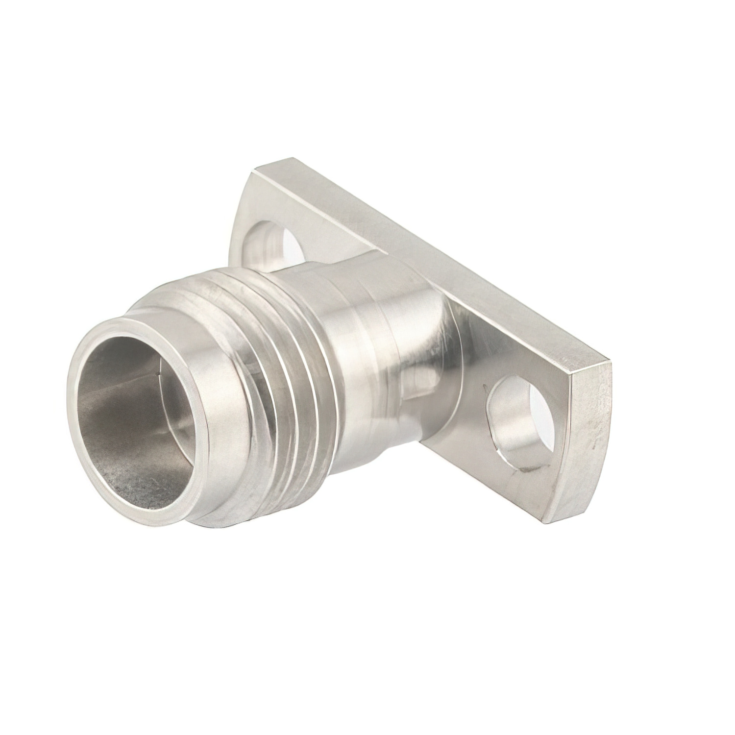 1.85mm Female Field Replaceable Connector 2 Hole Flange Mount 3