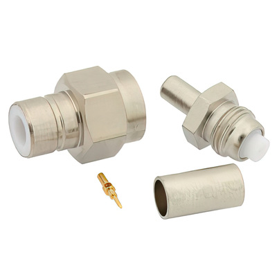 75 Ohm SMB Jack Connector Crimp Solder 2