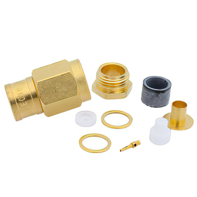 75 Ohm SMB Plug Connector Clip Solder 1