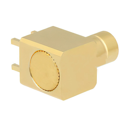 75 Ohm SMB Jack Right Angle Connector Solder Through Hole PCB2