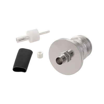 4.3-10 Female Bulkhead Mount Low PIM Connector Soldering 2