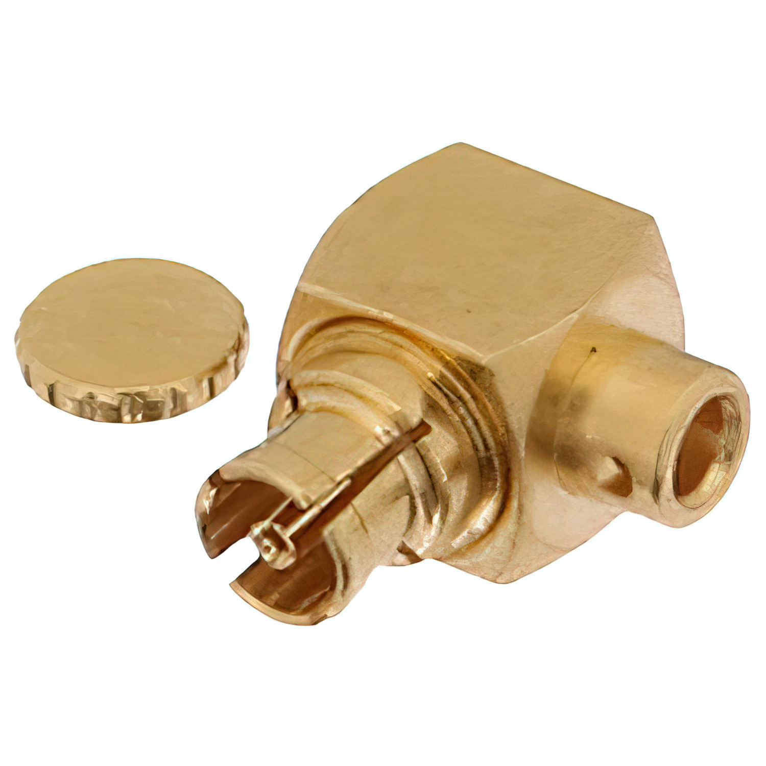 Mini SMP Female Right Angle Connector Soldering 2