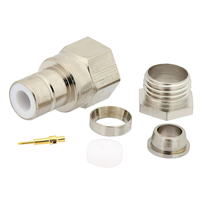 75 Ohm SMB Jack Connector Clip Solder1
