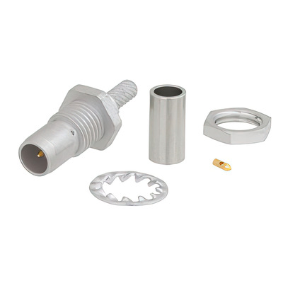 BMA Plug Bulkhead Mount Slide-In Connector Crimp Solder1