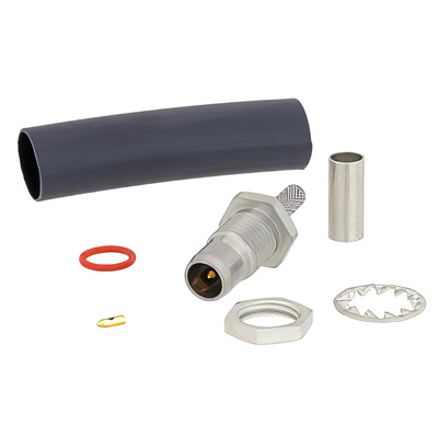 BMA Plug Bulkhead Mount Slide-In Connector Crimp Solder 3