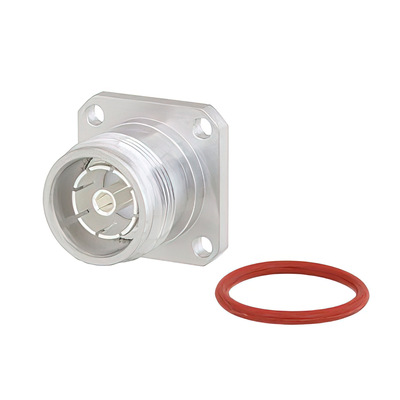 4.3-10 Female Low PIM Connector Solder 4 Hole Flange Mount 4