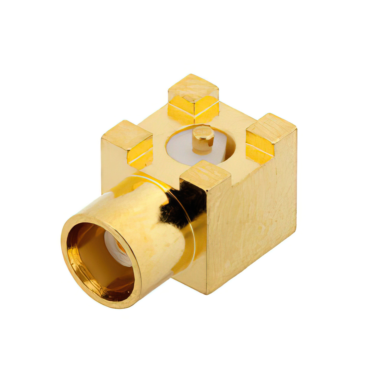 MCX Jack Right Angle Connector Solder PCB1