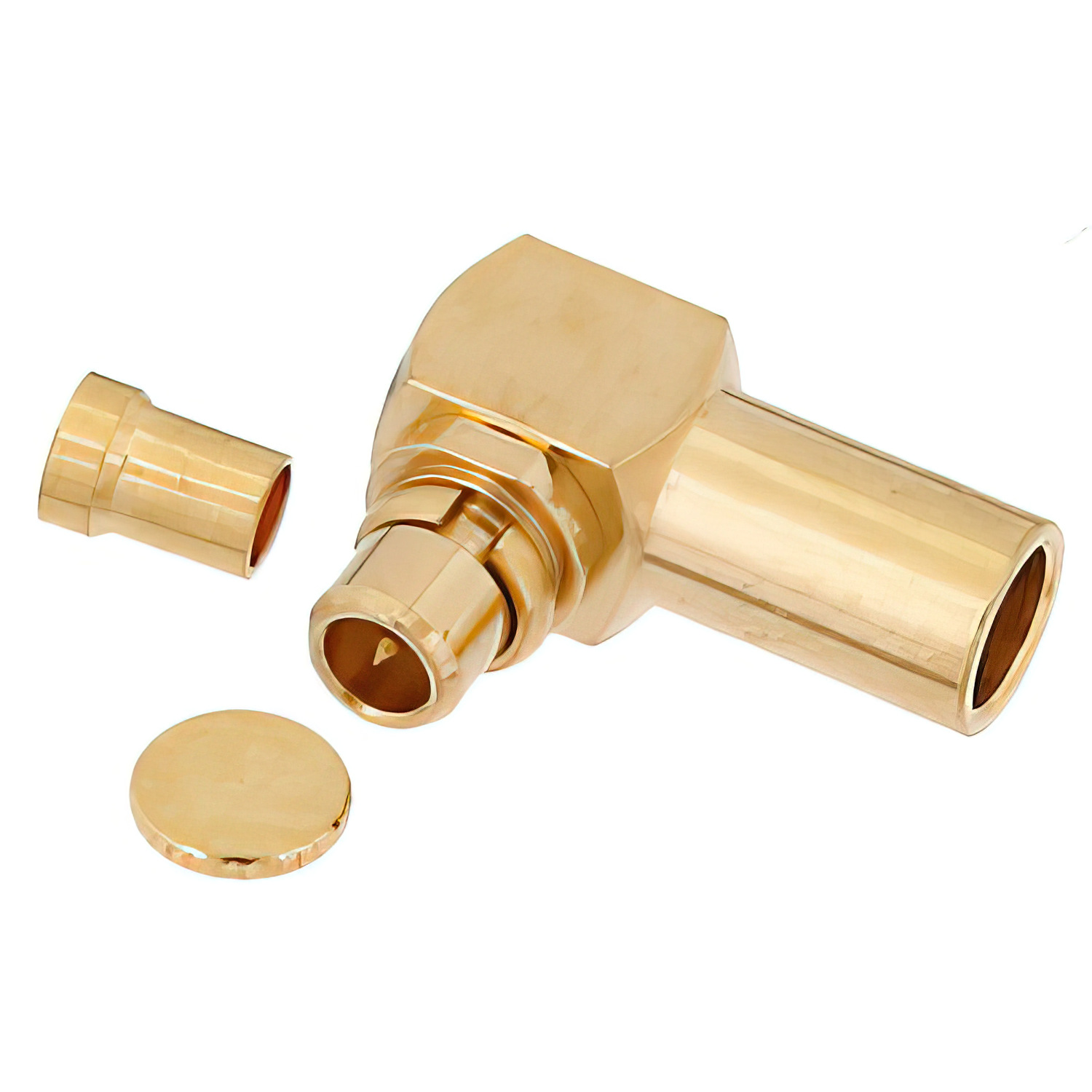MMCX Plug Right Angle Connector Pressure Soldering 2