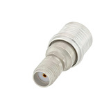 Snap-in QMA male to SMA female adapter1