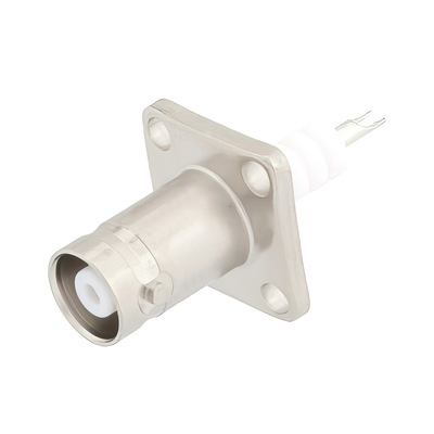 MHV Female Connector Weld 4 Hole Flange Mount Weld Thread 2