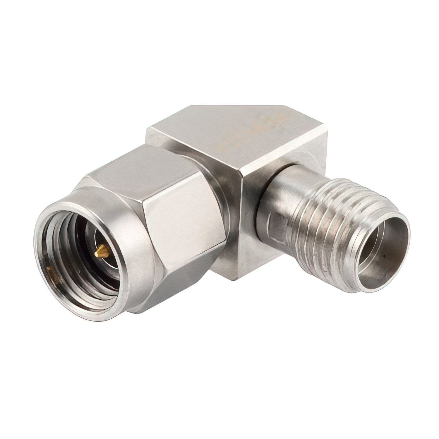 2.92mm Male to 3.5mm Female Miter Right Angle Adapter1