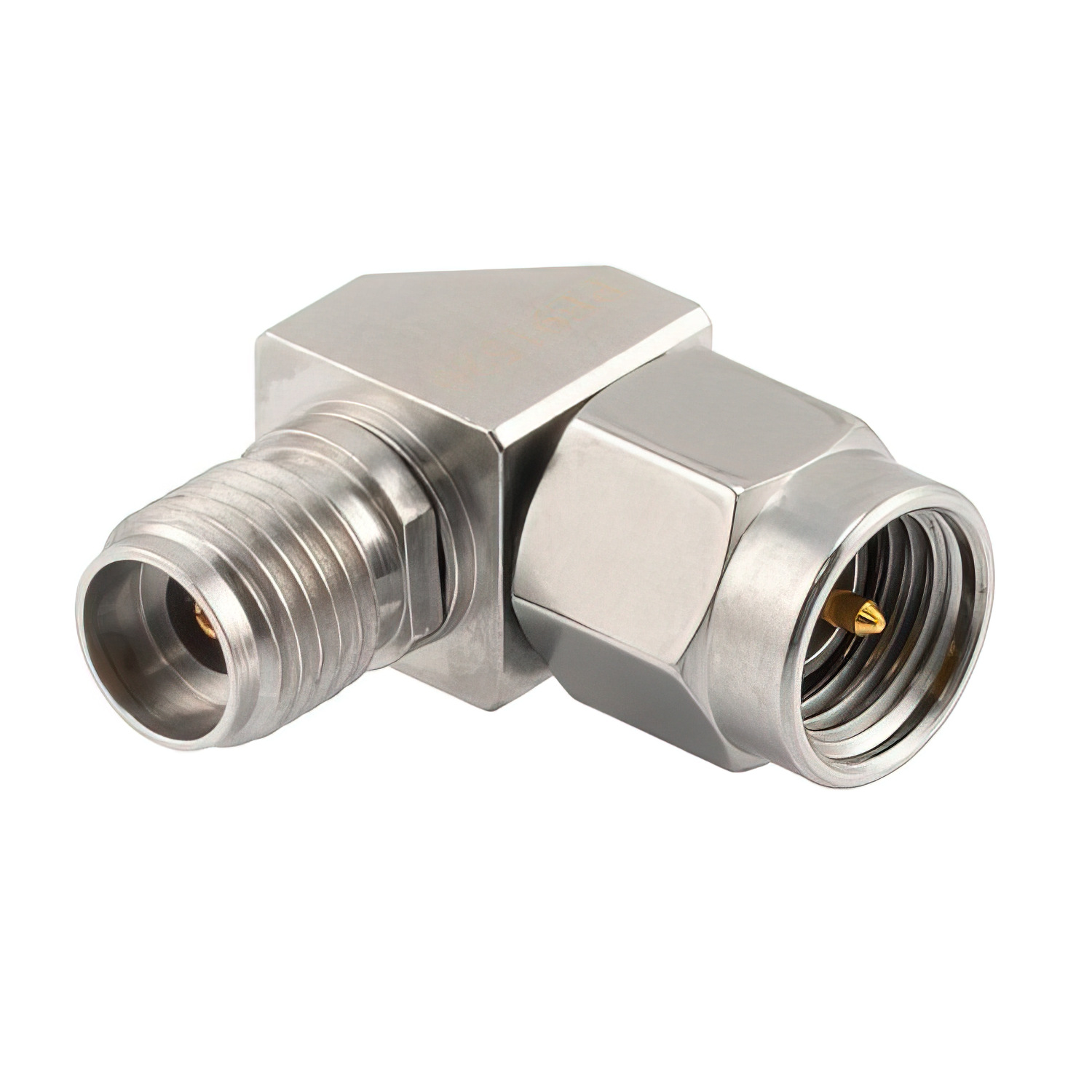 2.92mm Female to 3.5mm Male Miter Right Angle Adapter2
