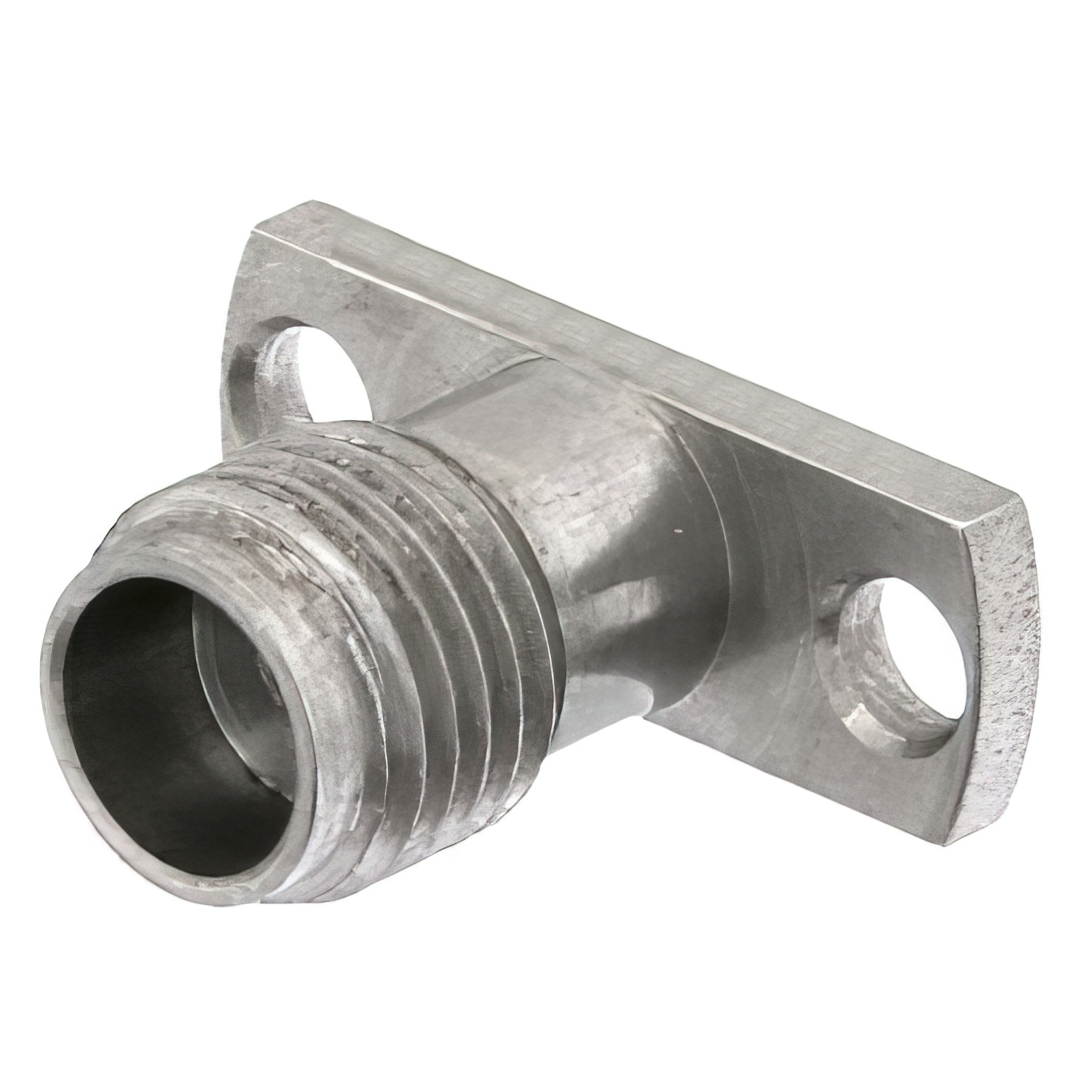 1.85mm Female Field Replaceable Connector 2 Hole Flange Mount1