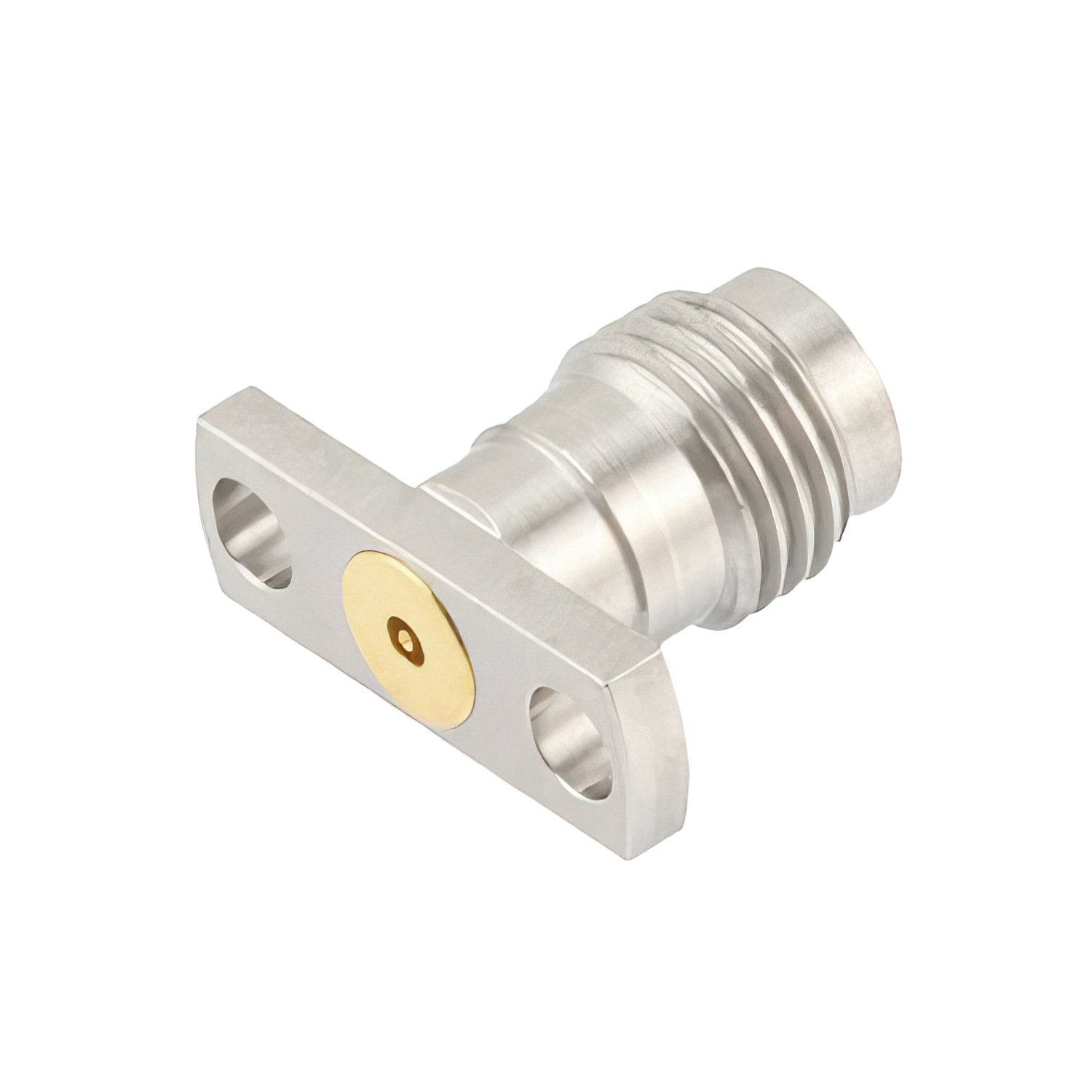 1.85mm Female Field Replaceable Connector 2 Hole Flange Mount 2