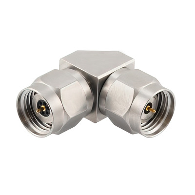 1.85mm 公头转 2.4mm 公头斜接直角适配器2