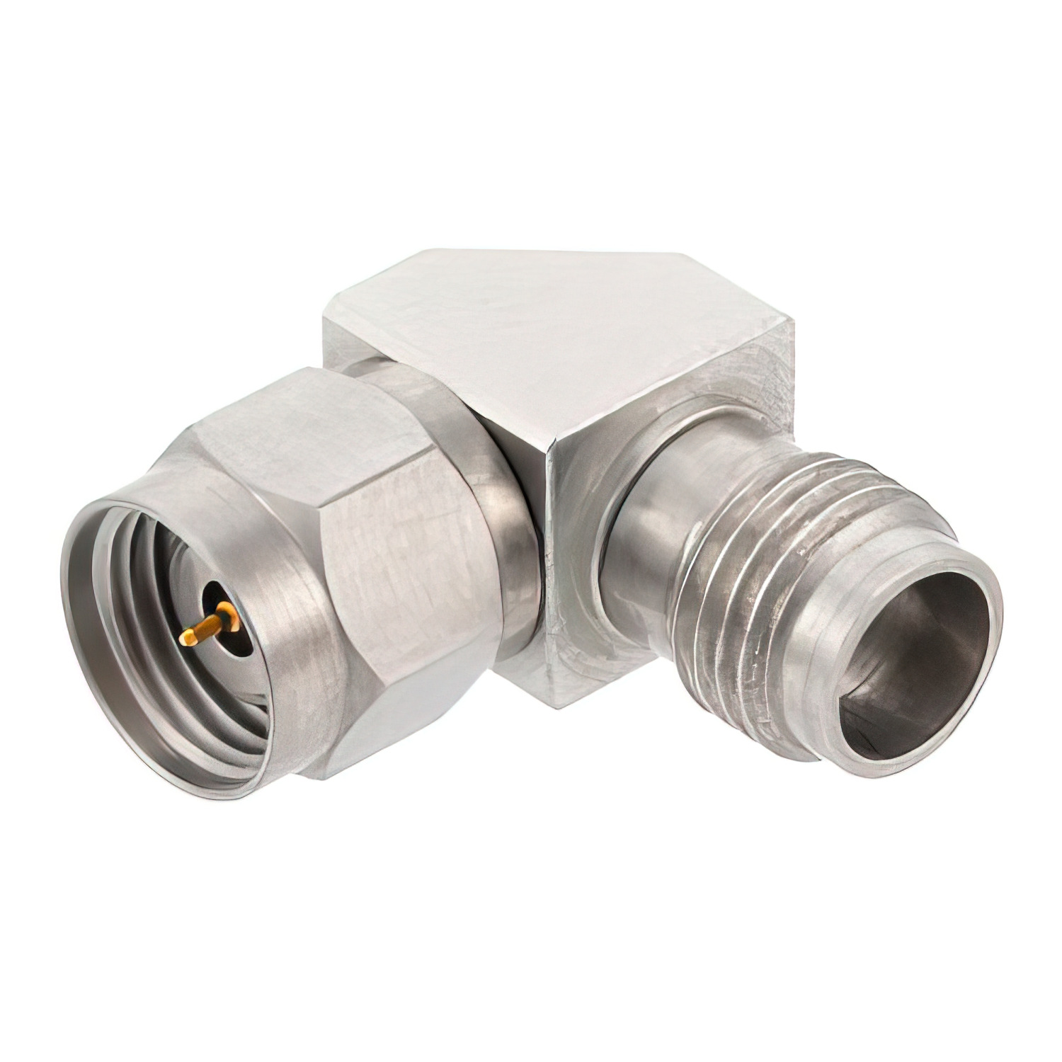 1.85mm Male to 2.4mm Female Miter Right Angle Adapter2