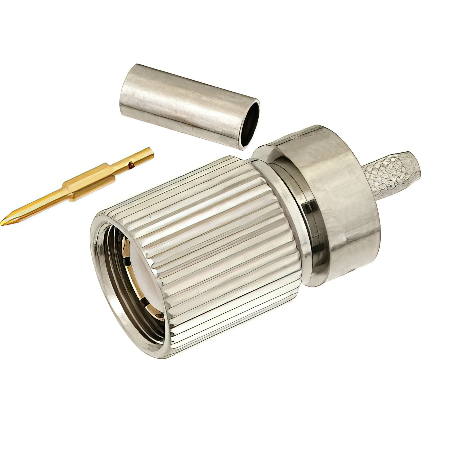 75 Ohm 1.6-5.6 Plug Connector Pressure Solder1