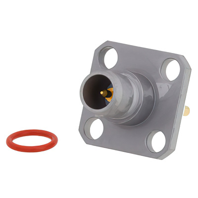 BMA 插头滑入式连接器焊接 4 孔法兰安装短接线端子1