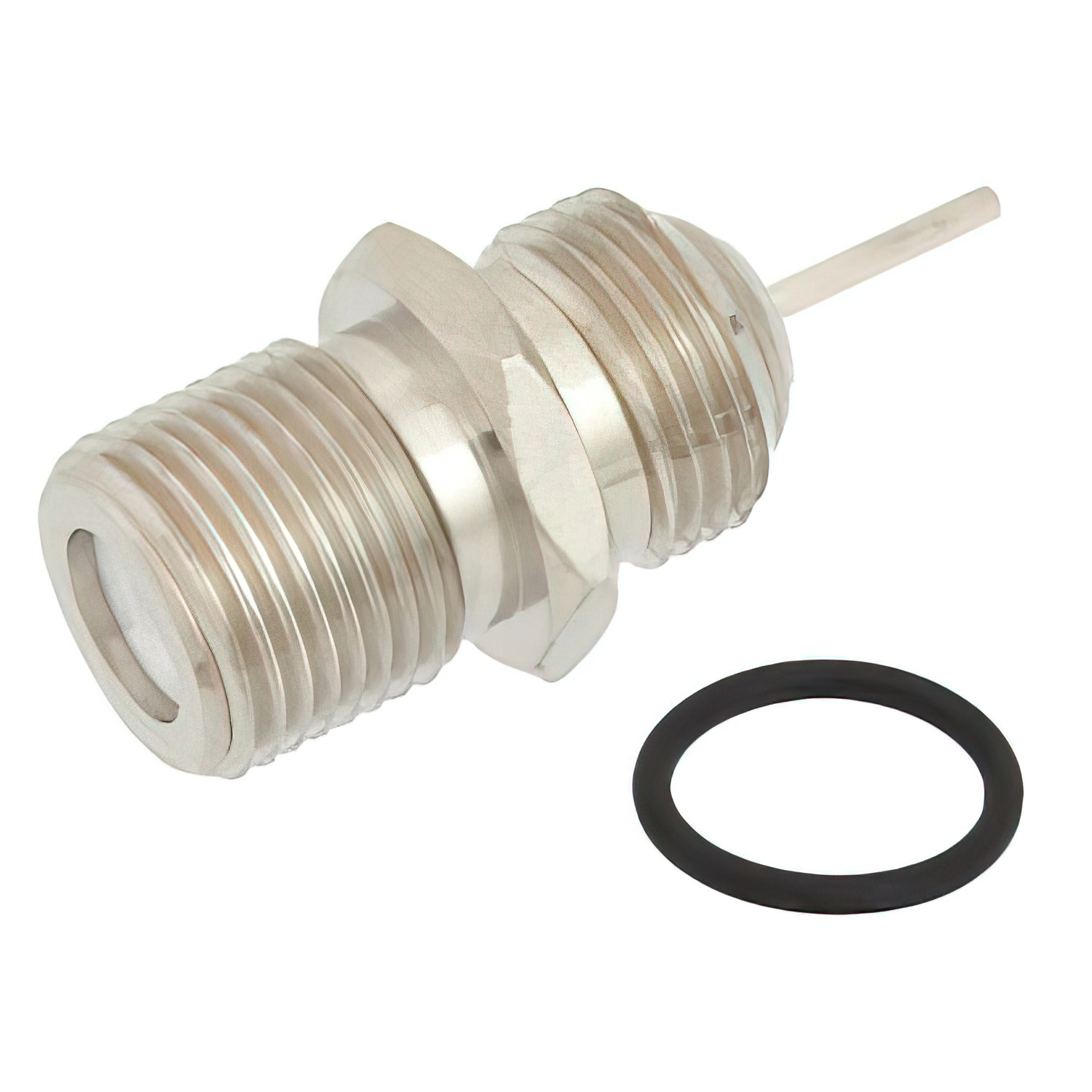 75 Ohm F Female Connector Solder Thread-ln Mounting Pin Terminal 1