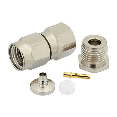 RP SMA 公连接器夹焊料1