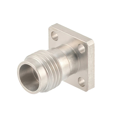 2.4mm 母连接器 4 孔法兰安装1