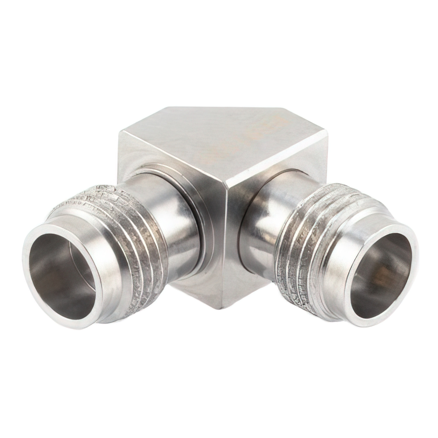 2.4mm Female to 2.4mm Female Miter Right Angle Adapter1