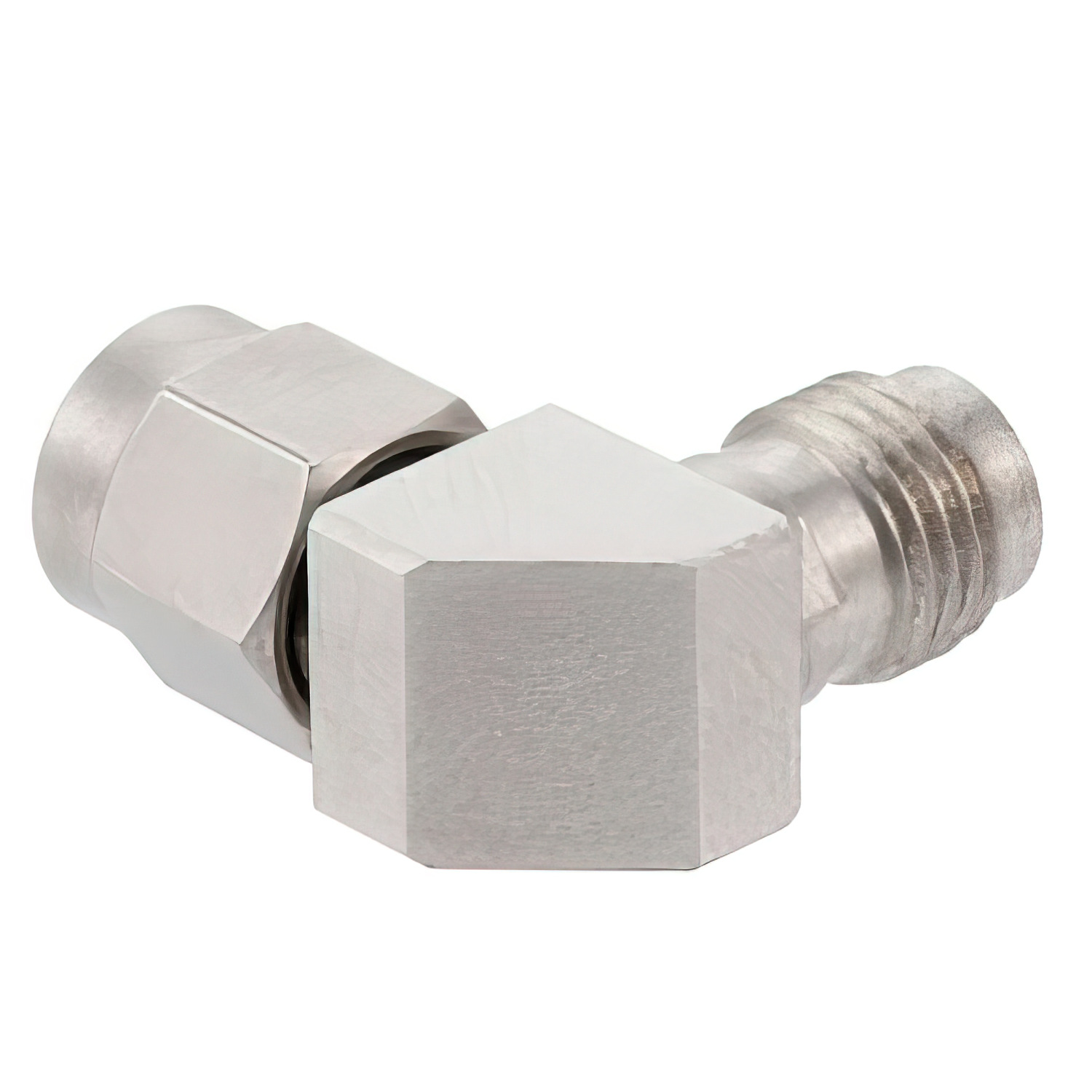2.4mm Female to 2.92mm Male Miter Right Angle Adapter2