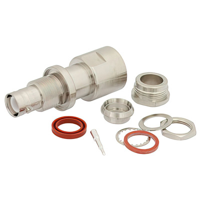 SHV Jack Bulkhead Mount Connector Clip Solder 1